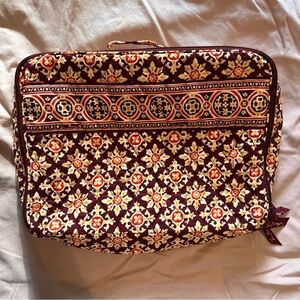 Vintage Vera Bradley Maroon Medallion Travel Bag
